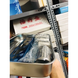 Bộ khay y tế 3 ống và 4 ống ( khay inox 304 )