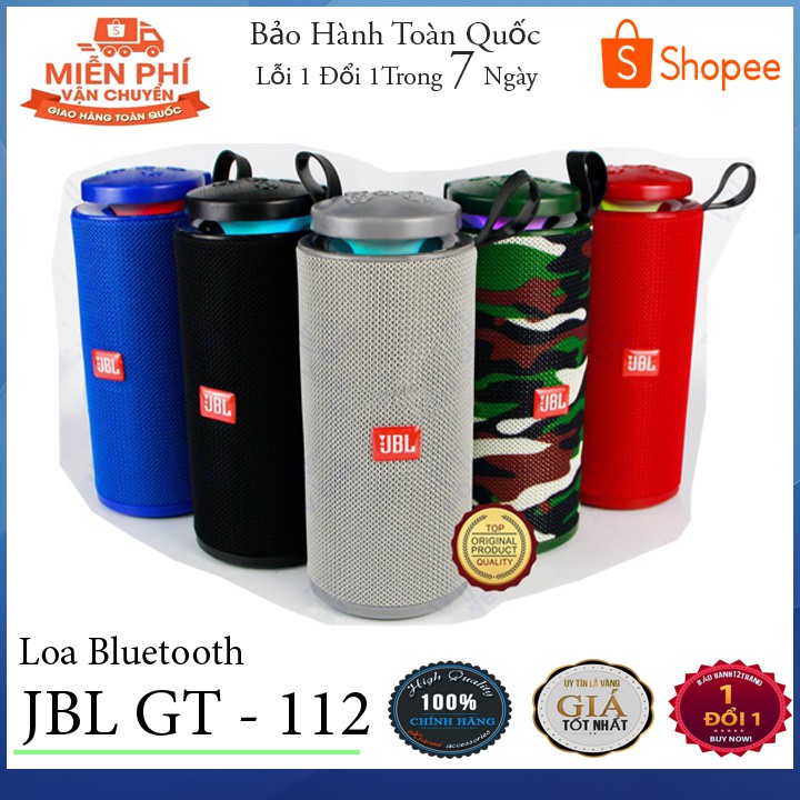 💥BẢO HÀNH 1 NĂM💥 Loa bluetooth JBL Gt112 plus chống nước bass siêu trầm