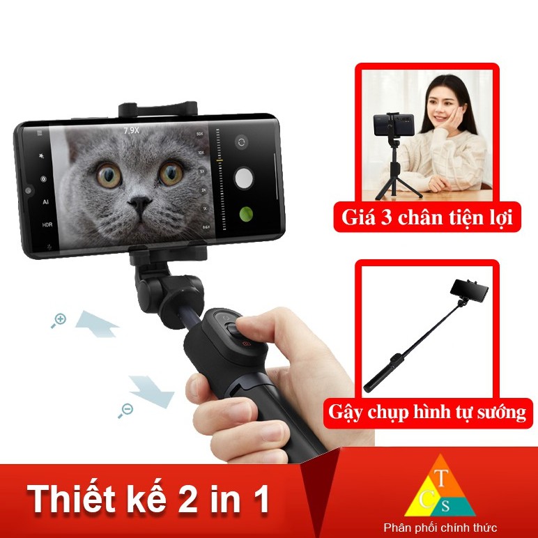 Gậy tự sướng 3 chân Xiaomi XMZPG05YM tích hợp nút Zoom | WebRaoVat - webraovat.net.vn