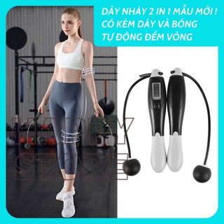 Dây nhảy giảm cân đếm Calo dây nhảy thể lực tập thể dục 2in 1