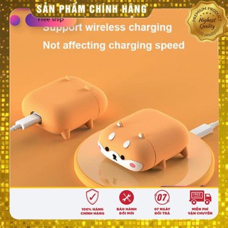🔥 Case Ap 1/2 & Pro 🔥 Freeship 🔥 VỎ BỌC MODEL SHIBA CHÂN NGẮN SIÊU CUTE - Case Cho Tai Nghe Không Dây (Bluetooth)
