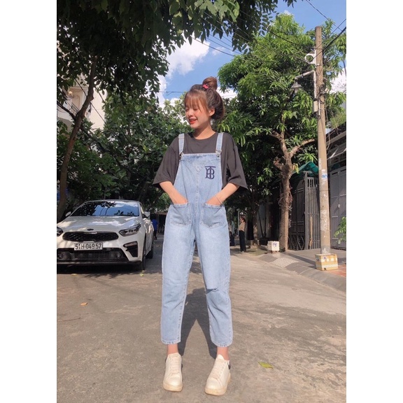 [ Rẻ vô địch ] Yếm jean N . Y đủ size