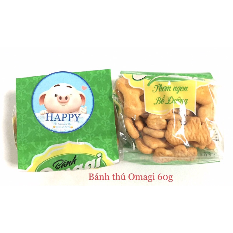 [Đặc sản miền Tây] Bánh men bi Omagi - thơm ngon 60g