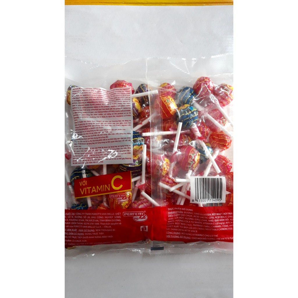 Gói Kẹo Mút Chupa Chups 60 Chiếc 600g