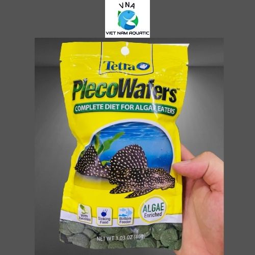 Tetra Pleco Wafers - Thức Ăn Cho Cá Pleco Và Các Loại Cá Tầng Đáy (86g)