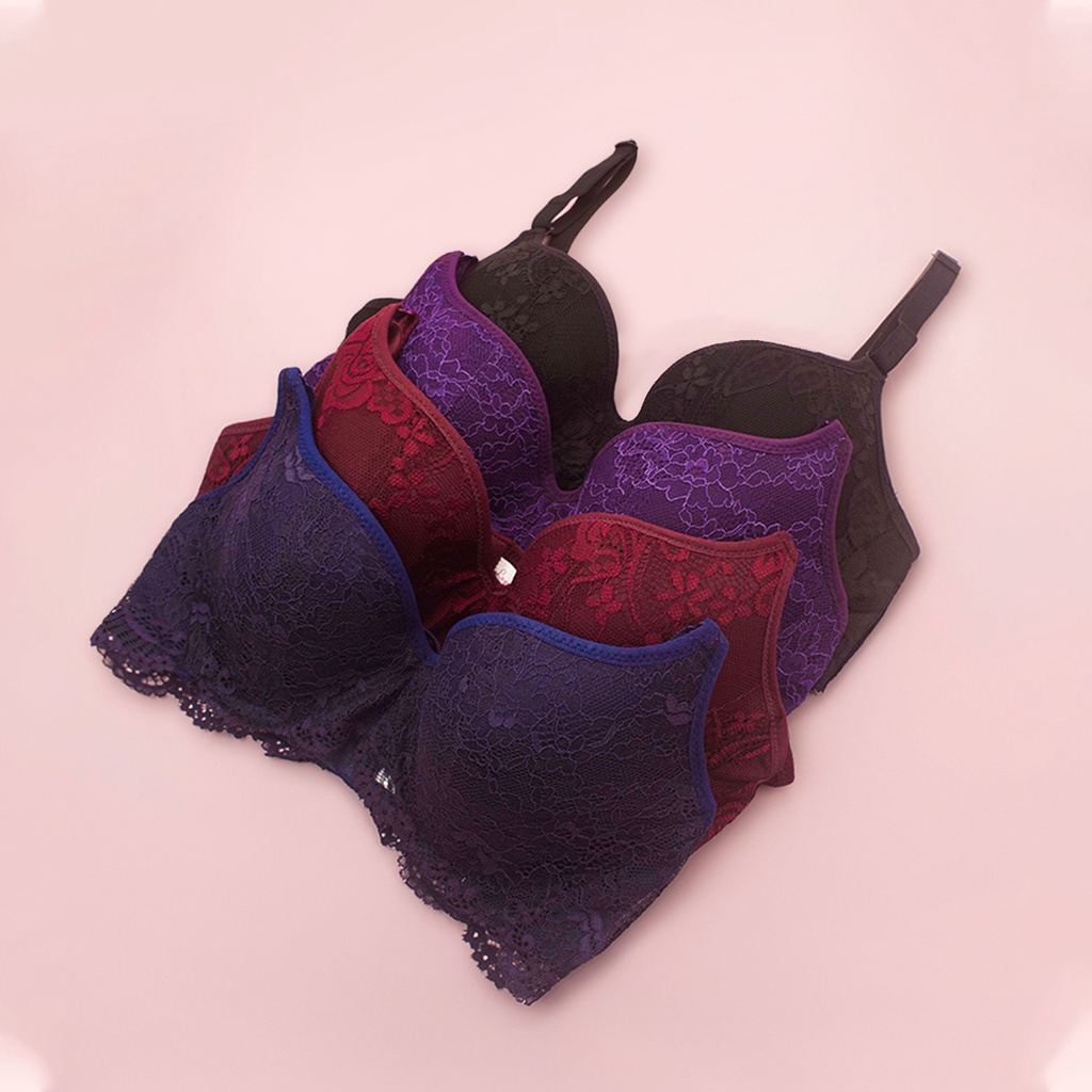 Áo Lót Nữ Ren Siêu Mỏng Gọng Nhựa Luperi Dây Lưng Không Gân Dành Cho Người Ngực To Ngực Bầu Ngực Sau Sinh Sp812