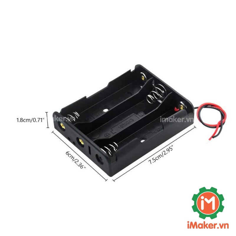 Đế Pin 18650 Ra Dây Nhiều Kích Thước