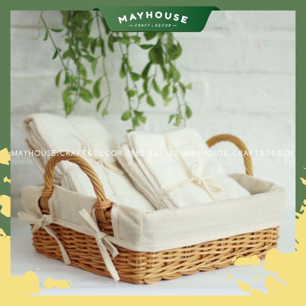 Khay Mâm Mây Tre Đan, XƯỞNG MAYHOUSE, Giá Rẻ, Đan Kỹ Bền, Khay Đựng Thức Ăn, Khay Đựng Trái Cây, Decor Chụp Ảnh