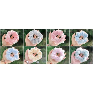 🎀🎀 (Set 2 cái) Dây cột tóc SCRUNCHIES 2 Lớp Xinh Xắn 🎀🎀