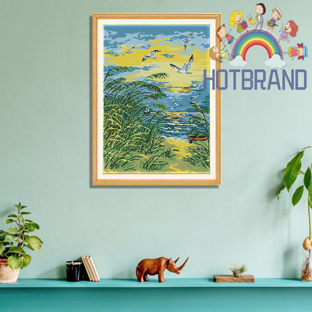 Bộ Tranh Thêu Chữ Thập 14ct Hình Phong Cảnh