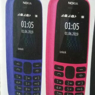 Điện thoại Nokia 105 Dual sim 2019 chính hãng,  nguyên seal. Bảo hành 12 tháng.