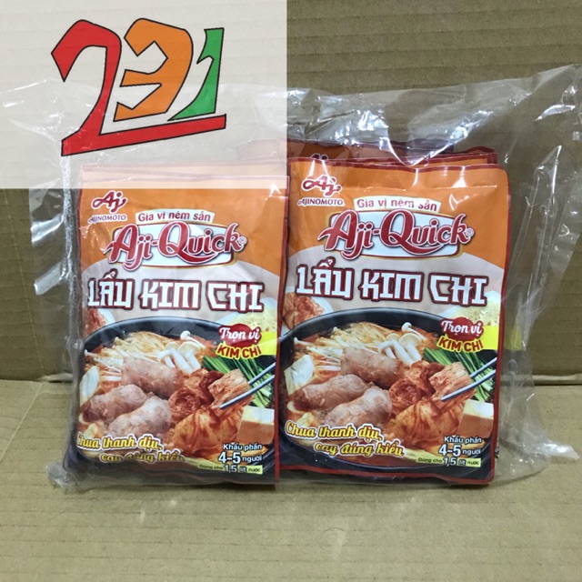 Bịch 12 Gói Lẩu KimChi Aji Quick 45g