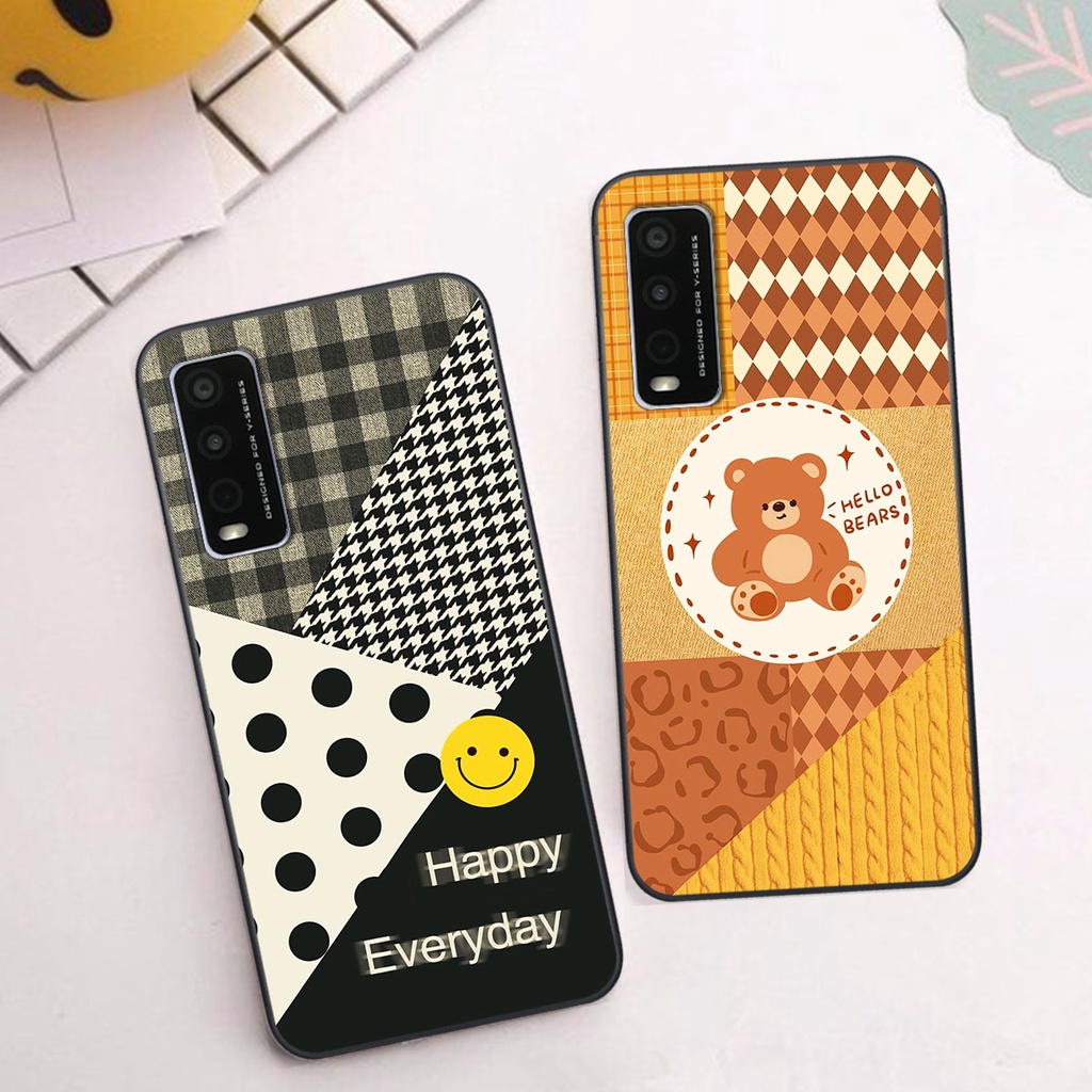 Ốp lưng Vivo Y20 happy day, gấu bear dễ thương - BỀN - ĐẸP -BAO GIÁ TOÀN THỊ TRƯỜNG