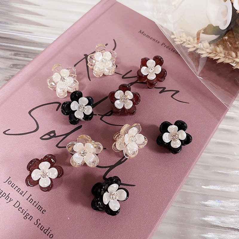 Kẹp Tóc Nhỏ Hình Bông Hoa Đính Ngọc Trai Giả Thời Trang 2022
