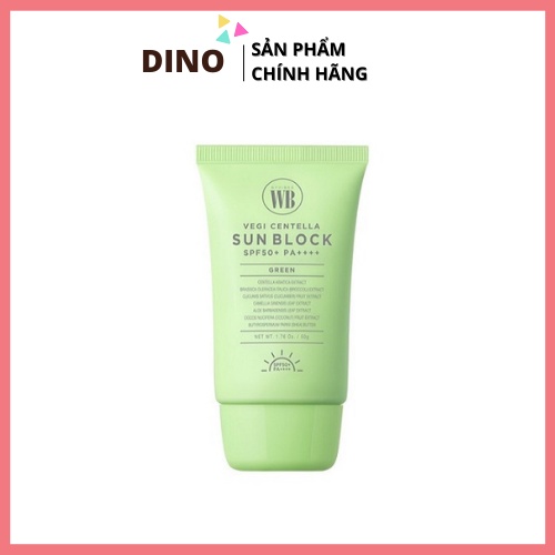 Kem Chống Nắng Rau Má Byvibes Wonder Bath Vegi Centella Green SPF50+ PA++++ 50g