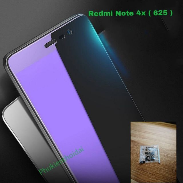 Redmi Note 4x 625 / Note 4 625 Cường lực chống tia UV xanh hại mắt không Full màn ( tặng keo chống hở mép )