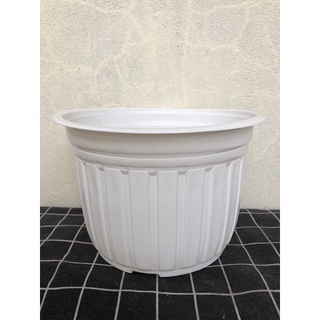 [ Set từ 10 cái] Chậu nhựa Trắng N23 (23x16cm)