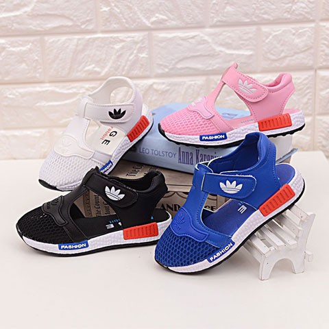 Korean Summer Baotou Sandals Soft Sole Soft Sole Children's Mesh Shoes