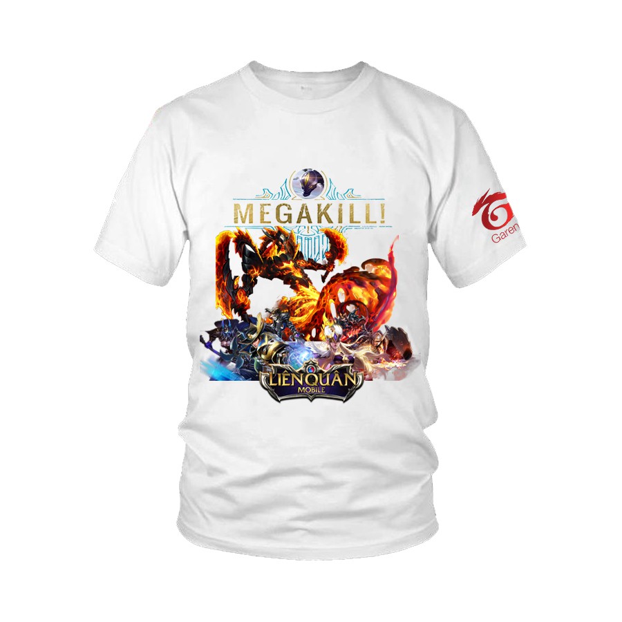 Áo Thun Liên Quân Mobile Zill Skin Dung Nham (7 Màu)