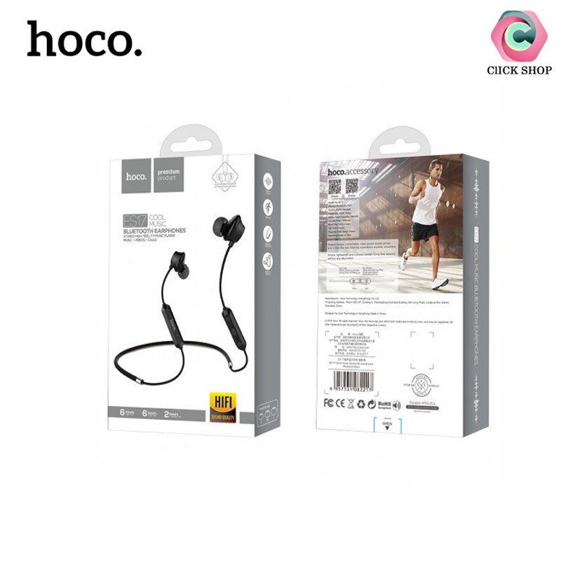 Tai nghe hoco es17 dòng quàng cổ - Tai nghe thể thao hoco ES17 chính hãng