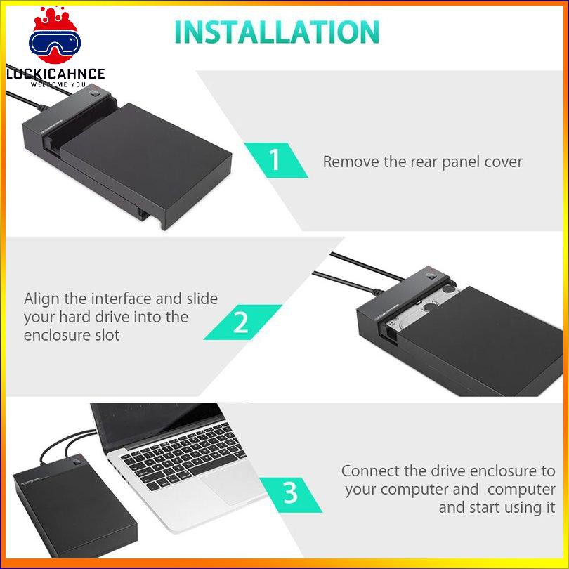 Hộp Đựng Ổ Cứng Ngoài Usb 3.0 2.5 "" 3.5 "Sata Ốp | BigBuy360 - bigbuy360.vn