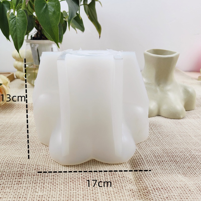 Khuôn Silicone Làm Chậu Hoa / Chậu Cây Hình Cơ Thể Người Độc Đáo DIY