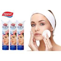 Bông tẩy trang Tippys Classic Make Up Pads 100% Cotton Tự Nhiên