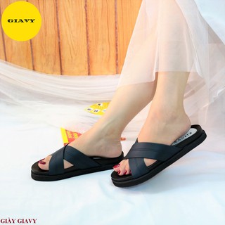 Dép nữ quai chéo đế cao (~3p) DUA5 - GIAVY