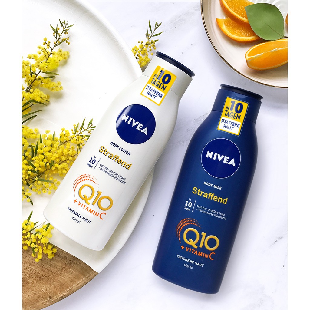 [HÀNG CHÍNH HÃNG] Dưỡng thể Nivea Q10+ VitaminC 400ml - NỘI ĐỊA ĐỨC