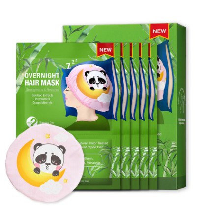 SNP OVER NIGHT HAIR MASK PANDA- mặt nạ ủ tóc gấu panda