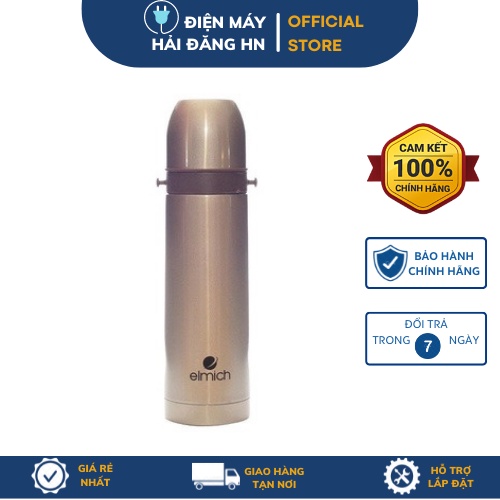 Phích giữ nhiệt ELMICH Inox 304 500ml L5 Điện Máy Hải Đăng HN