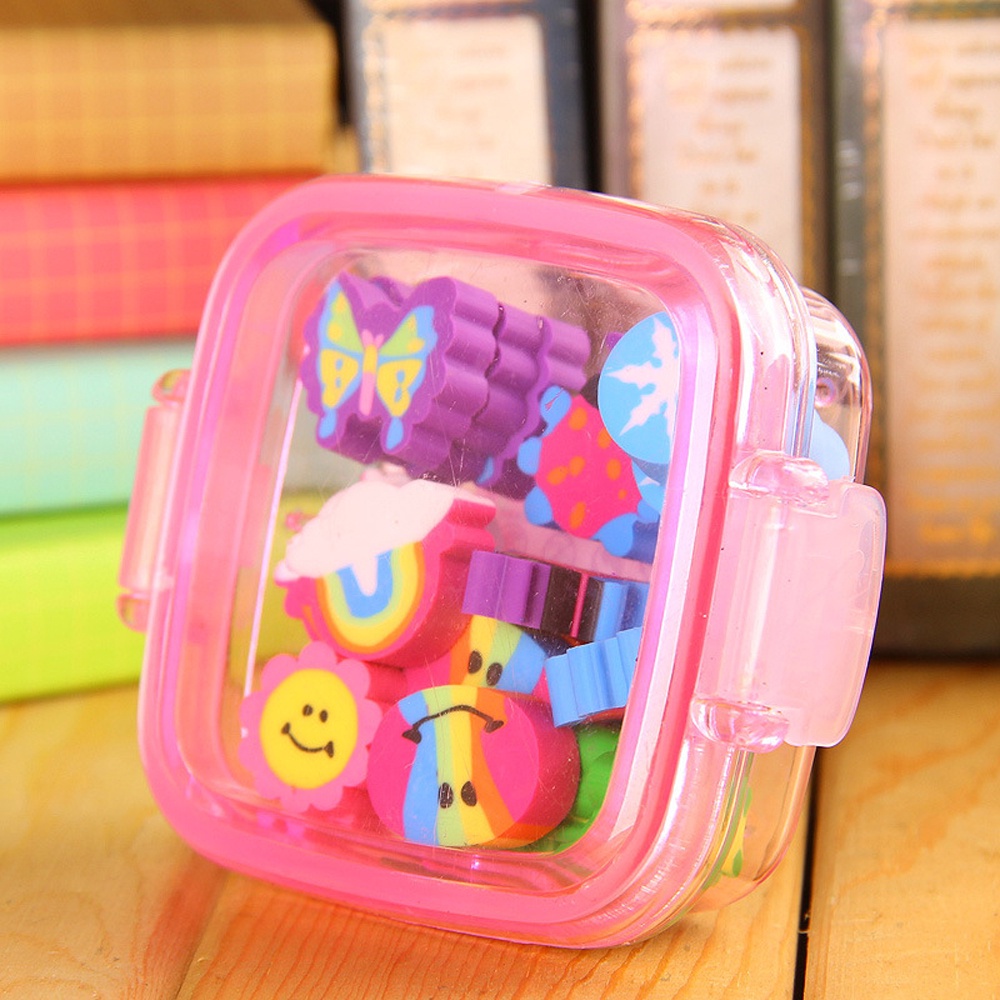 Cục gôm tẩy bút chì họa tiết hoạt hình dễ thương cho học sinh