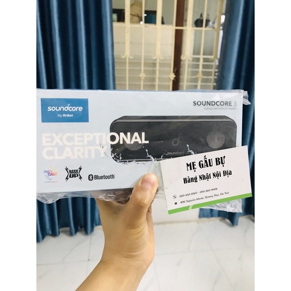 Loa Bluetooth Anker Soundcore 3 đời cao chống nước IPX 7 nội địa Nhật