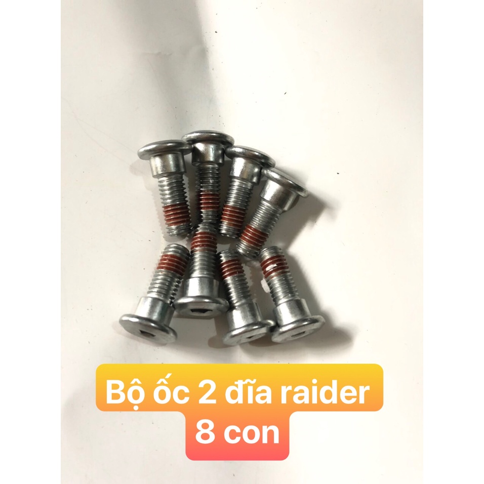 ỐC ĐĨA THẮNG ZIN 8 LI CHO TẤT CẢ CÁC DÒNG XE RÁP ZIN THEO XE KHÔNG CHẾ CHÁO,SẢN PHẨM CHÍNH HÃNG