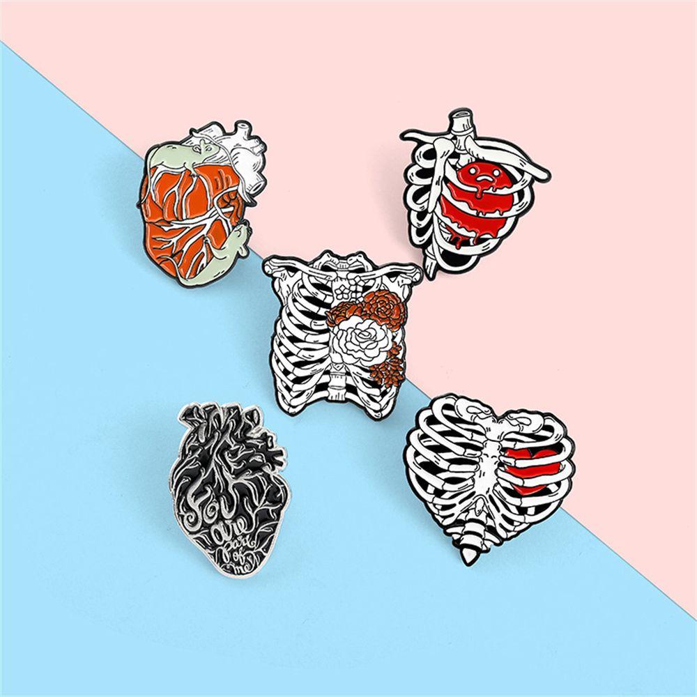 Huy Hiệu Cài Áo Họa Tiết Đầu Lâu Hoạt Hình Độc Đáo