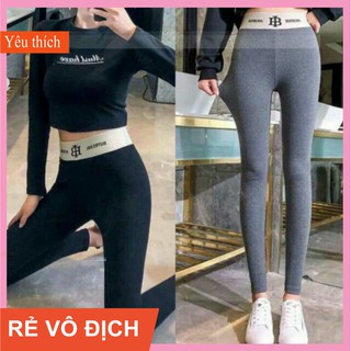 Quần Legging Len Tăm CẠP CAO GEN BỤNG Thời Trang Dày Dặn Co Giãn