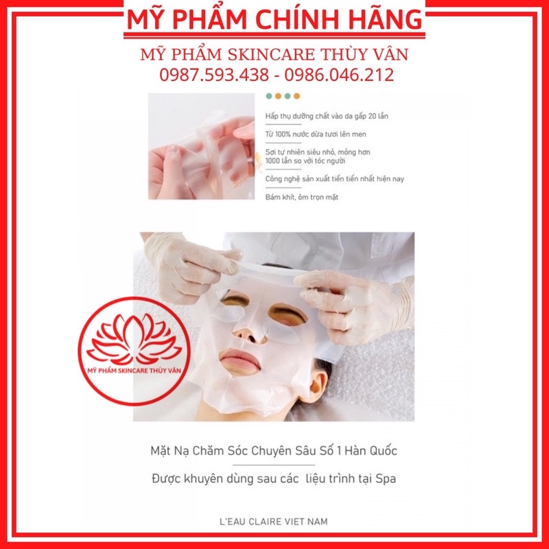 1 Miếng Mặt Nạ Phục Hồi Da Hàn Quốc Chính Hãng LEAU CLAIRE 30g