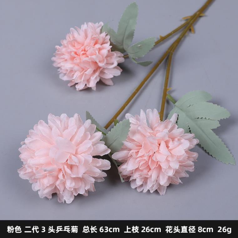 Hoa bồ công anh giả bằng lụa loại có 3 bông, lớn 7cm dài 69cm dùng để bó hoa cực đẹp