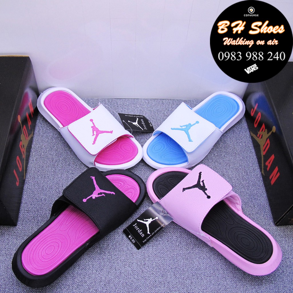 Dép Jordan hydro 6 Free ship + hộp hàng loại 1.1 JD bóng rổ siêu cấp quai ngang dán nam nữ unisex hot trend. BH Slippers