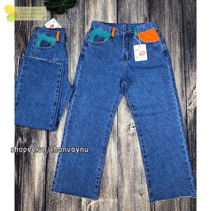 Quần bò túi 2 màu mẫu 52 CVDP MT632 thời trang, sành điệu, freeship 50k, đẹp rực rỡ, hàn quốc, korea