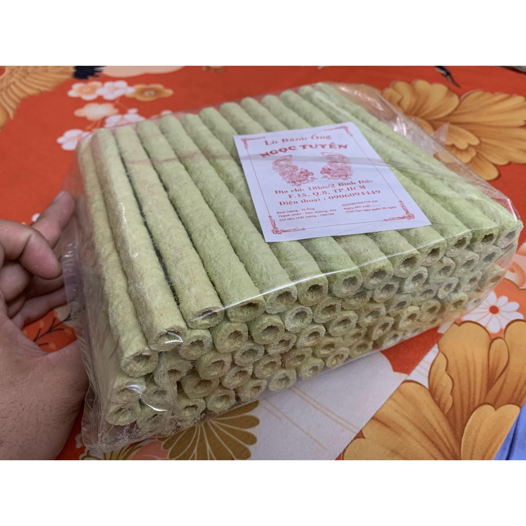 Bánh ống gạo lứt lá dứa (200gr)