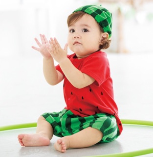 Combo 2 Body thú và hoa quả cho béi