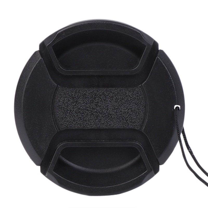 Nắp Đậy Ống Kính Máy Ảnh DSLR 55mm Kèm Dây Đeo