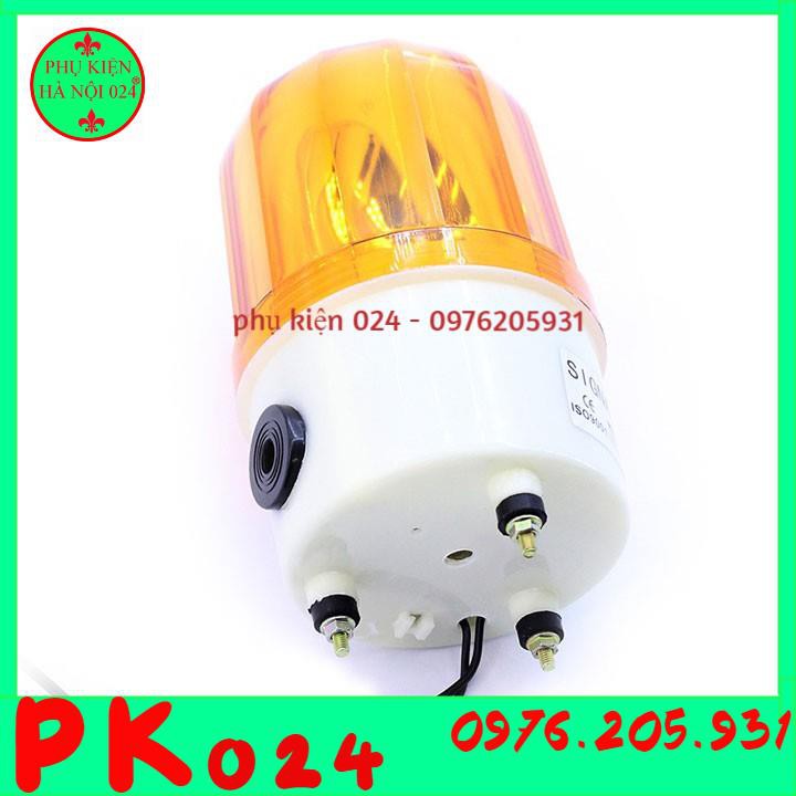 Đèn xoay cảnh báo, công trường, hiệu thuốc, xoay không còi hai màu đỏ vàng