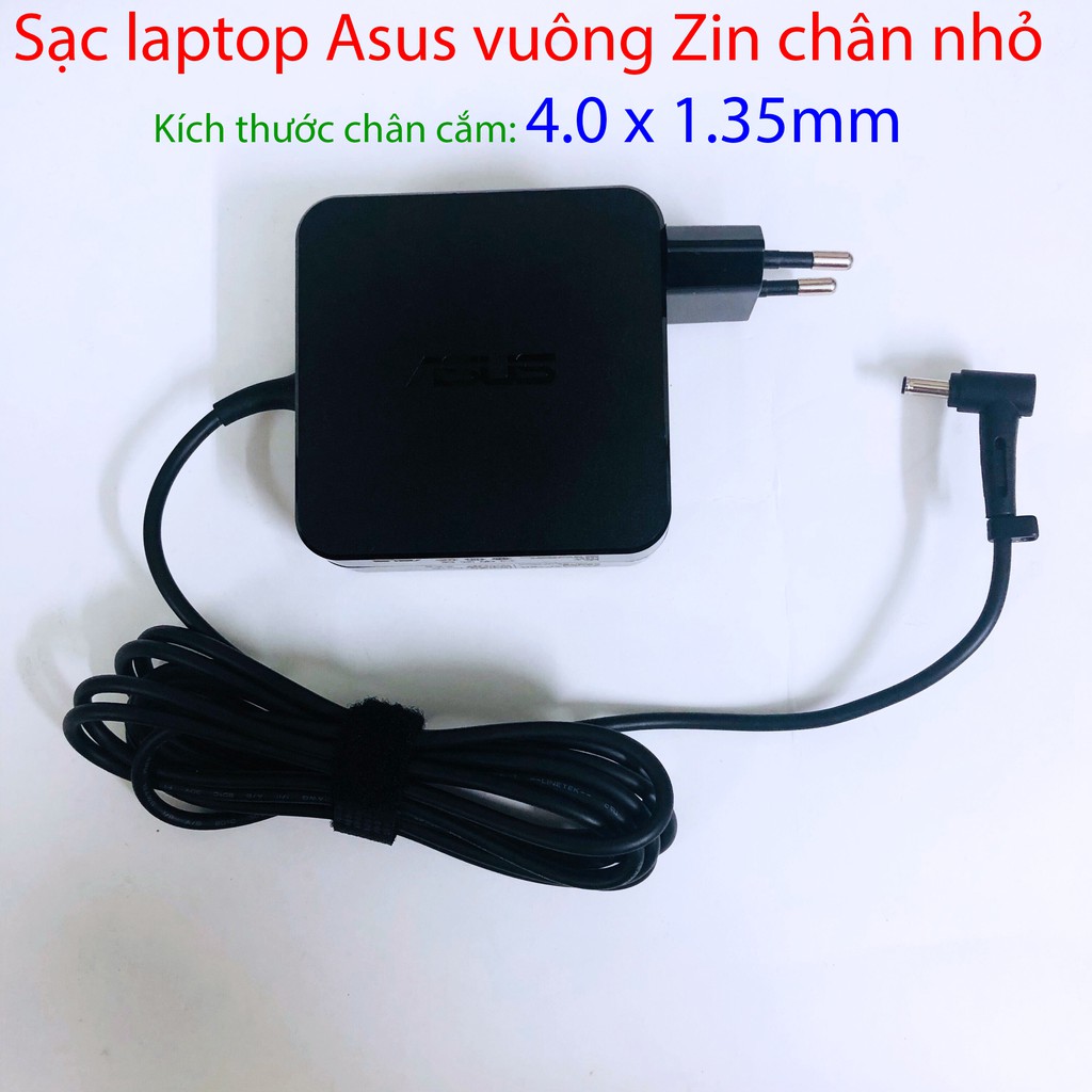 Sạc laptop Asus vuông, hình chữ nhật 19v-3.42a/2.37a Zin cao cấp , adapter asus chân thường/nhỏ hàng nhập khẩu