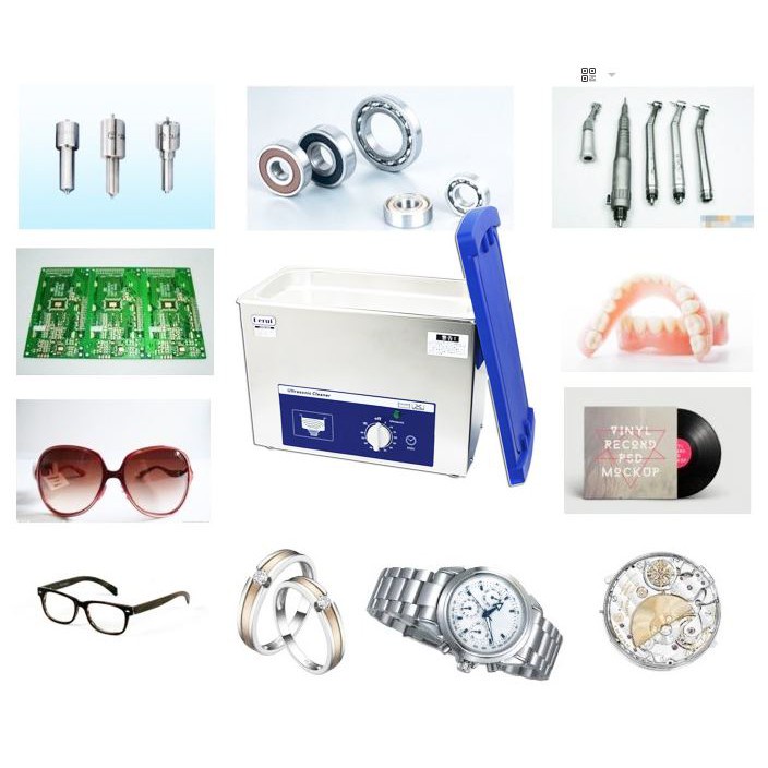 Máy rửa sóng siêu âm, bể tẩy bằng sóng dung tích 0.8lit