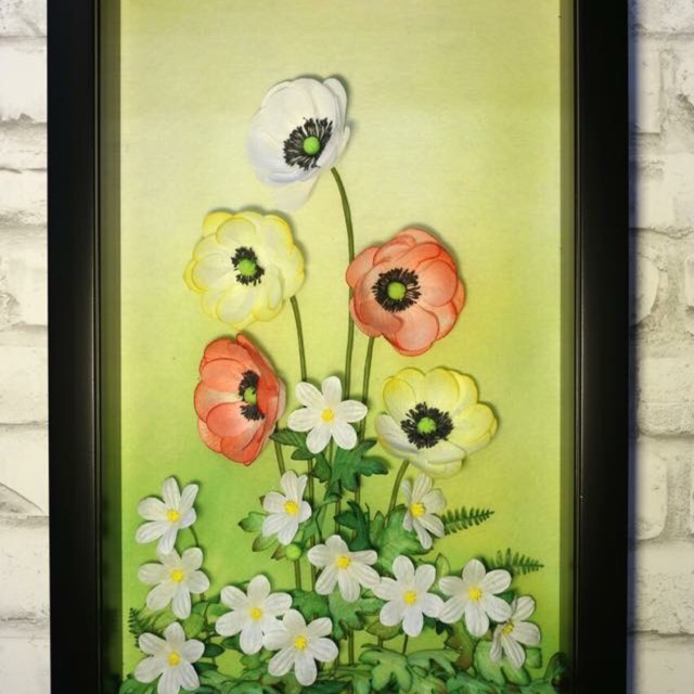 Khung tranh hoa giấy MS4