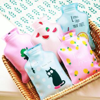 Túi sưởi mini (Túi chườm) Size bé - Đựng nước ấm nhiều màu, nhiều hình cute [ĐƯỢC CHỌN MẪU] sưởi ấm mùa đông