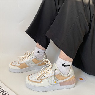 [GeekSneaker] Combo Phụ Kiện Air Force 1 Shadow Spruce Aura (w) Sticker, Dây Giày, Tag Hoa Cúc