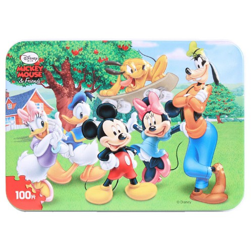 Puzzle ghép hình MICKEY 100 pcs dập nổi - Hàng cao cấp